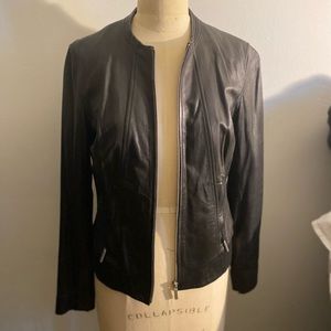 Armani Exchange leather jacket